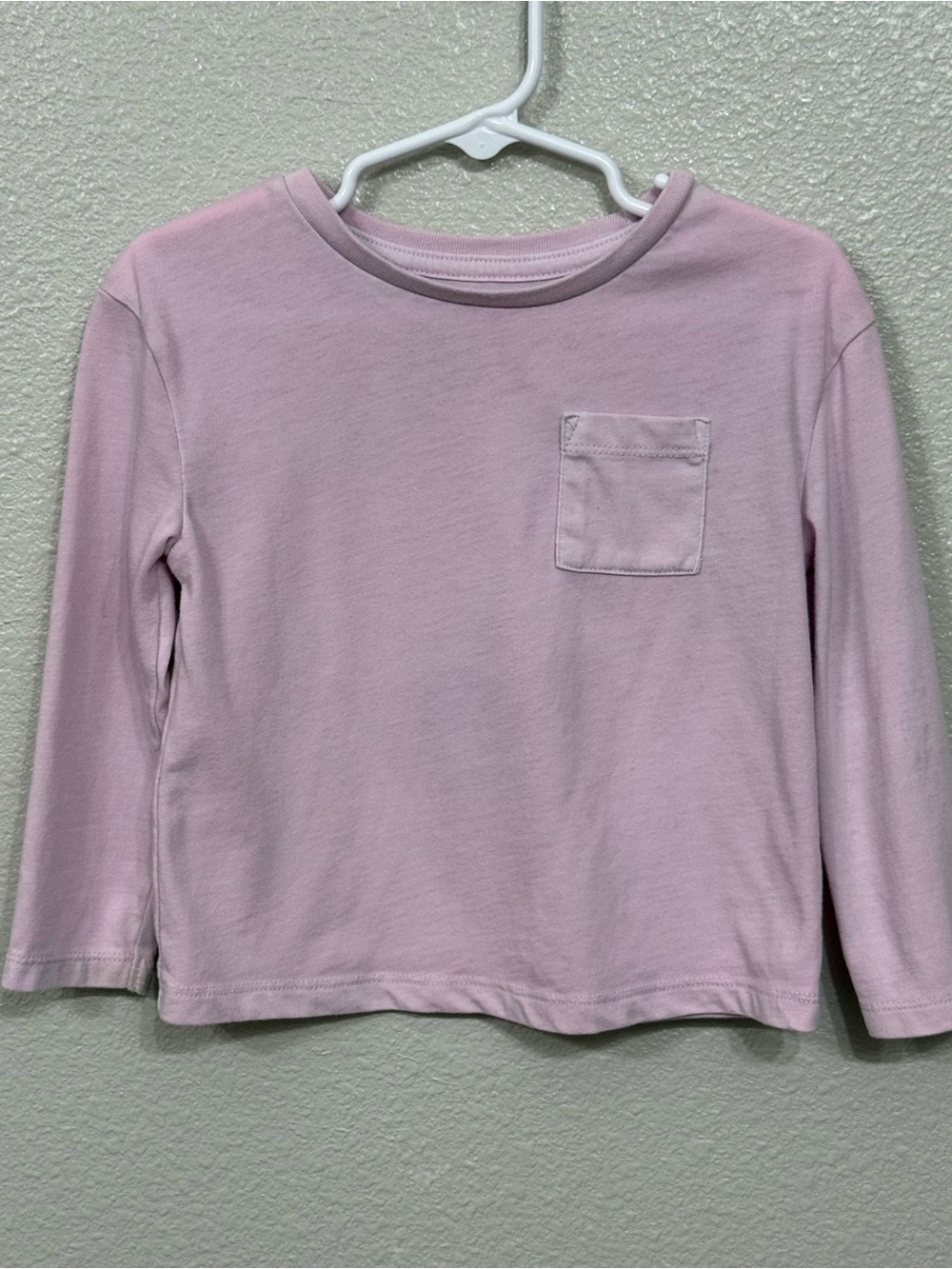 Girls' Long Sleeve Pocket Tee - Purple Cat & Jack